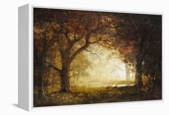 Forest Sunrise-Albert Bierstadt-Framed Premier Image Canvas