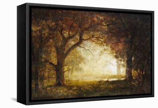 Forest Sunrise-Albert Bierstadt-Framed Premier Image Canvas