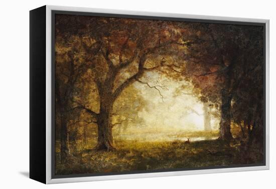 Forest Sunrise-Albert Bierstadt-Framed Premier Image Canvas