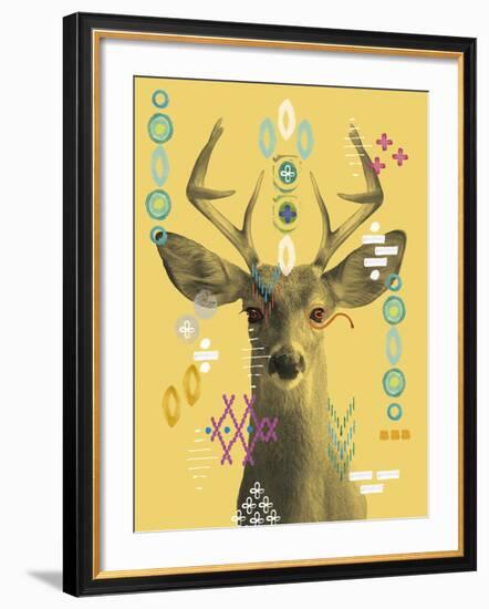 Forest Tribe IV-Ingrid Van Den Brand-Framed Giclee Print