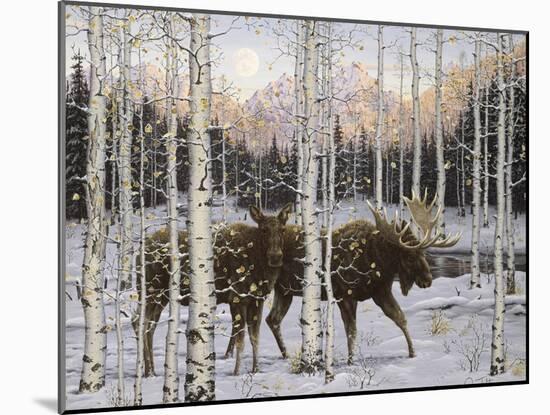 Forest Twilight-Jeff Tift-Mounted Giclee Print