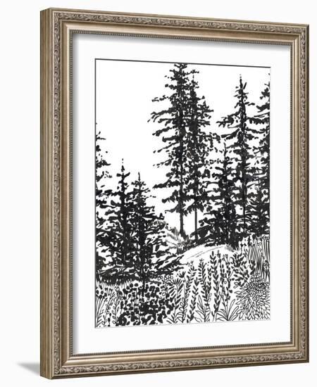 Forest Walk-Sandra Jacobs-Framed Giclee Print