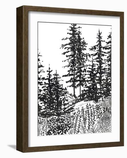 Forest Walk-Sandra Jacobs-Framed Giclee Print