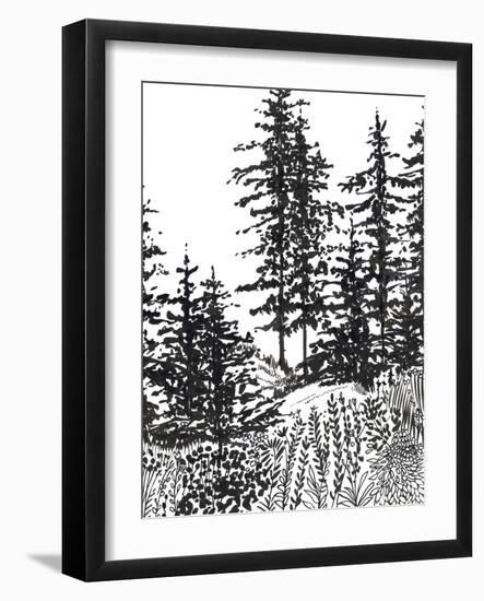 Forest Walk-Sandra Jacobs-Framed Giclee Print