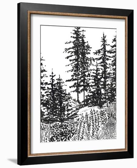 Forest Walk-Sandra Jacobs-Framed Giclee Print