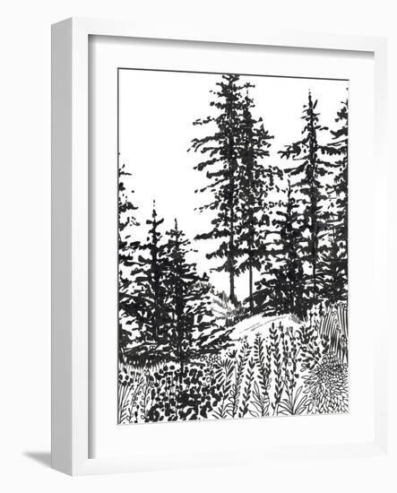 Forest Walk-Sandra Jacobs-Framed Giclee Print