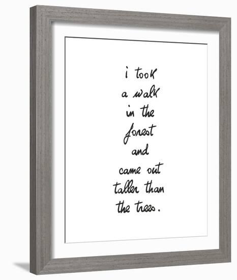 Forest Walk-Sasha Blake-Framed Giclee Print