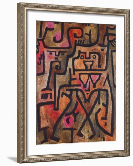 Forest Witches, 1938-Paul Klee-Framed Premium Giclee Print