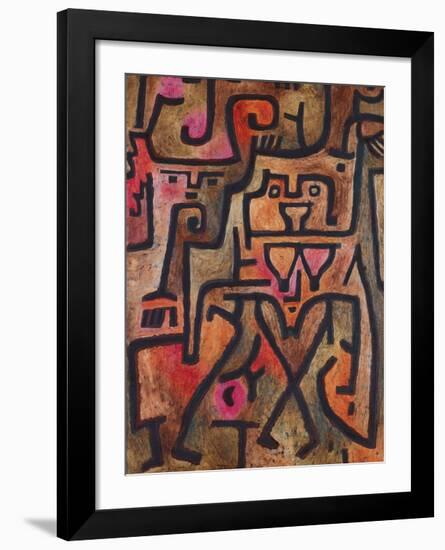 Forest Witches, 1938-Paul Klee-Framed Premium Giclee Print