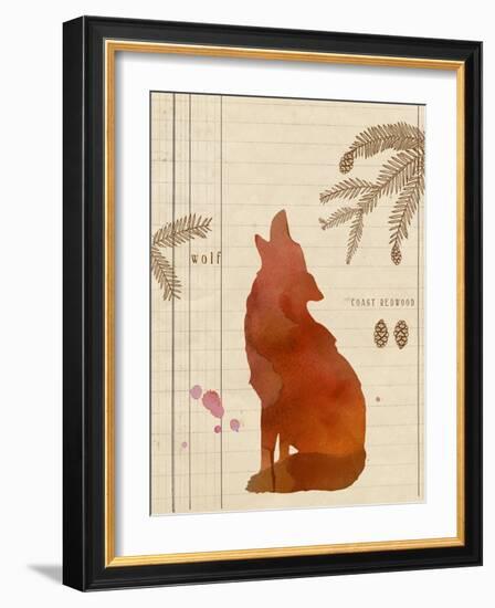 Forest Wolf-Z Studio-Framed Art Print