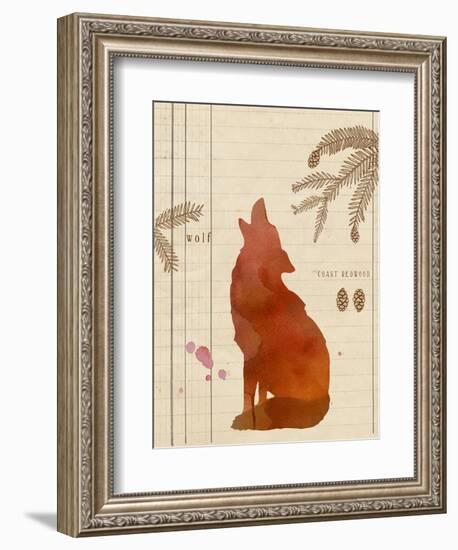 Forest Wolf-Z Studio-Framed Art Print