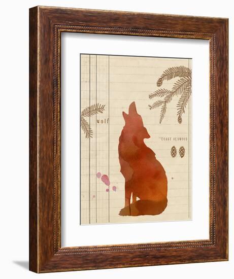 Forest Wolf-Z Studio-Framed Art Print