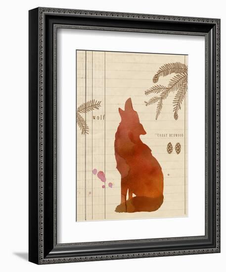 Forest Wolf-Z Studio-Framed Art Print