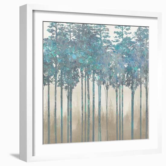 ForestDreams Blue, 2024-David Moore-Framed Art Print