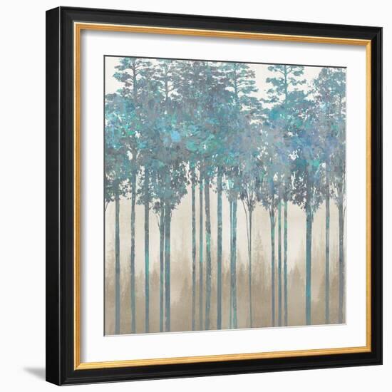ForestDreams Blue, 2024-David Moore-Framed Art Print