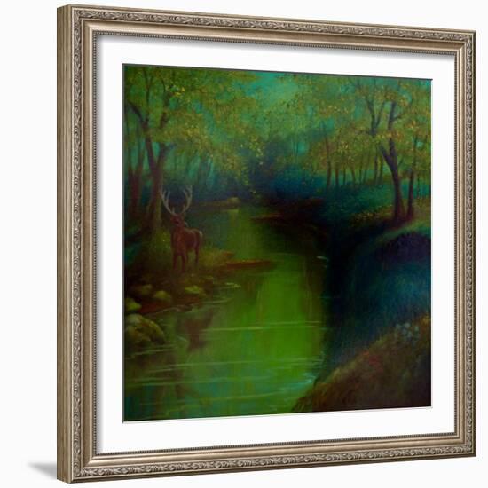 Forêt Tranquille,-Lee Campbell-Framed Giclee Print