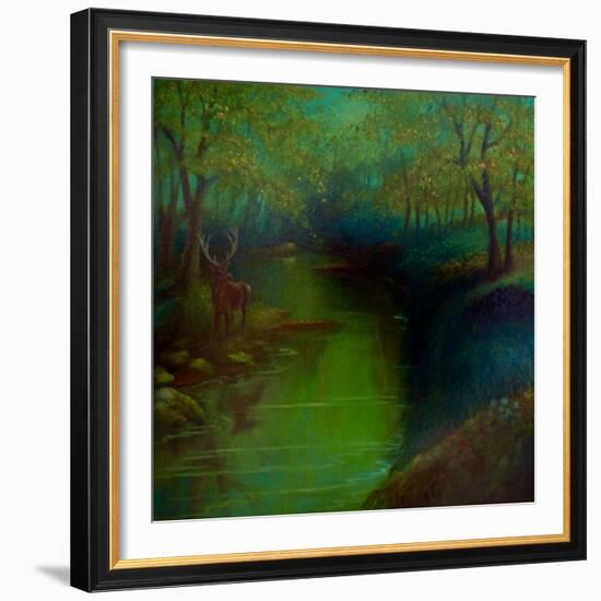 Forêt Tranquille,-Lee Campbell-Framed Giclee Print