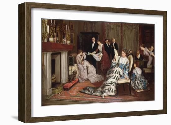 Forfeits, 1880-Eyre Crowe-Framed Giclee Print