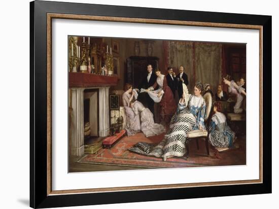 Forfeits, 1880-Eyre Crowe-Framed Giclee Print