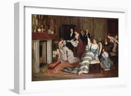 Forfeits, 1880-Eyre Crowe-Framed Giclee Print
