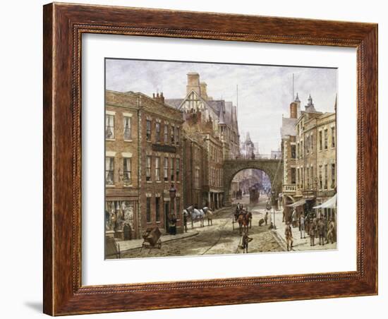 Forgate Street, Chester-Louise J. Rayner-Framed Giclee Print