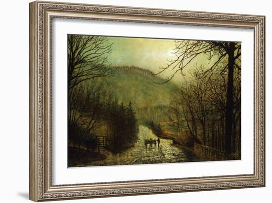 Forge Valley, Scarboro'-John Atkinson Grimshaw-Framed Giclee Print