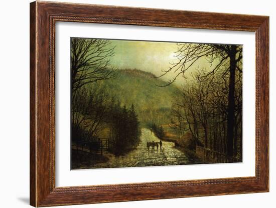 Forge Valley, Scarboro'-John Atkinson Grimshaw-Framed Giclee Print