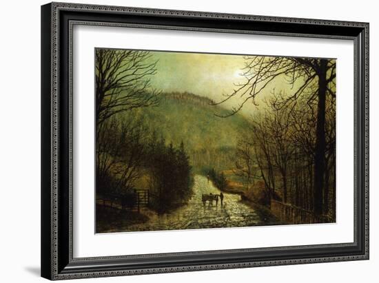 Forge Valley, Scarboro'-John Atkinson Grimshaw-Framed Giclee Print