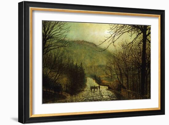 Forge Valley, Scarboro'-John Atkinson Grimshaw-Framed Giclee Print
