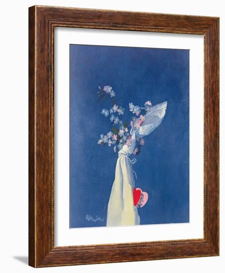 Forget-Me-Knot, (From a 'Punch' Magazine Cover of 14th February 1968)-George Adamson-Framed Giclee Print