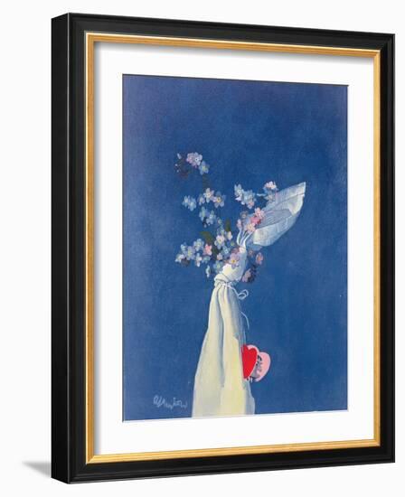 Forget-Me-Knot, (From a 'Punch' Magazine Cover of 14th February 1968)-George Adamson-Framed Giclee Print