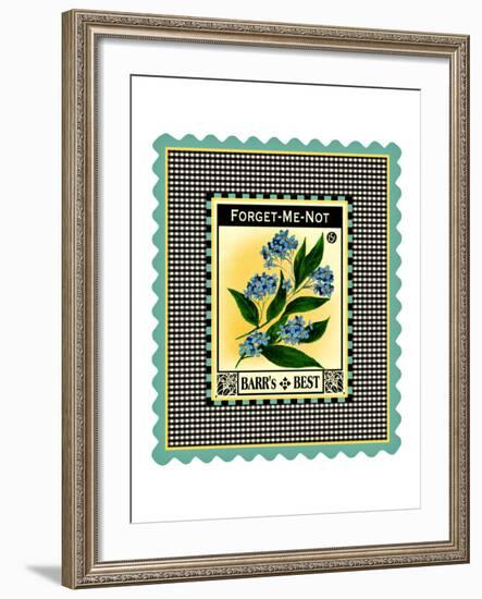 Forget Me Not Flower-null-Framed Giclee Print