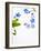 Forget-Me-Not, Myosotis Sylvatica, Leaves, Blossoms, Blue, Violet, White, Still Life-Axel Killian-Framed Photographic Print