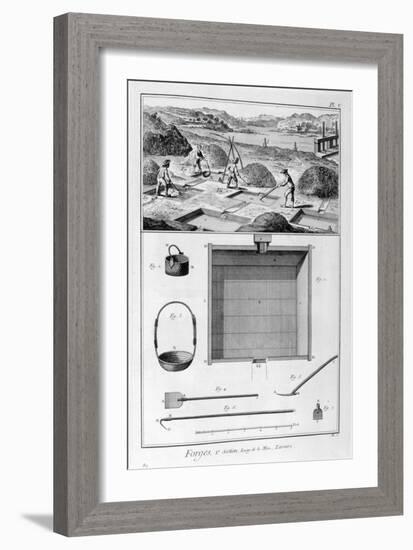 Forging Mills, Washing, 1751-1777-Denis Diderot-Framed Giclee Print