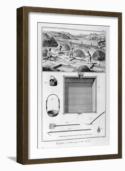 Forging Mills, Washing, 1751-1777-Denis Diderot-Framed Giclee Print