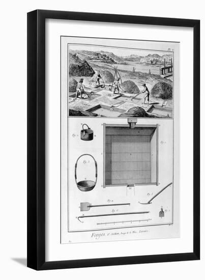 Forging Mills, Washing, 1751-1777-Denis Diderot-Framed Giclee Print