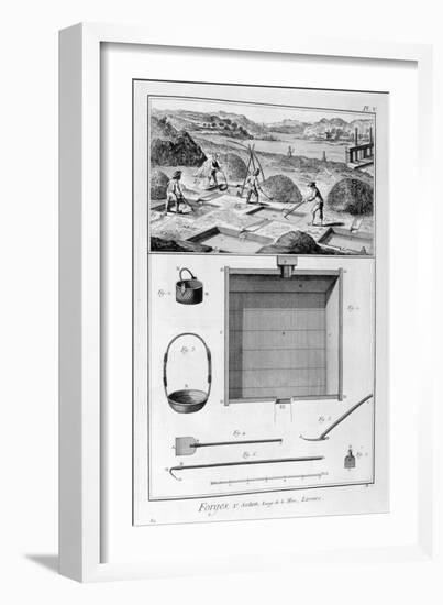 Forging Mills, Washing, 1751-1777-Denis Diderot-Framed Giclee Print