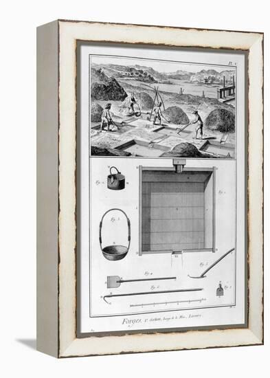 Forging Mills, Washing, 1751-1777-Denis Diderot-Framed Premier Image Canvas