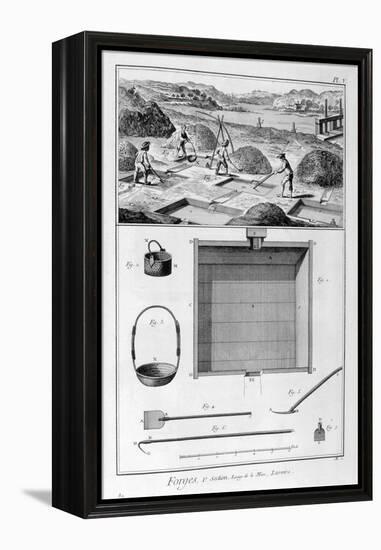 Forging Mills, Washing, 1751-1777-Denis Diderot-Framed Premier Image Canvas