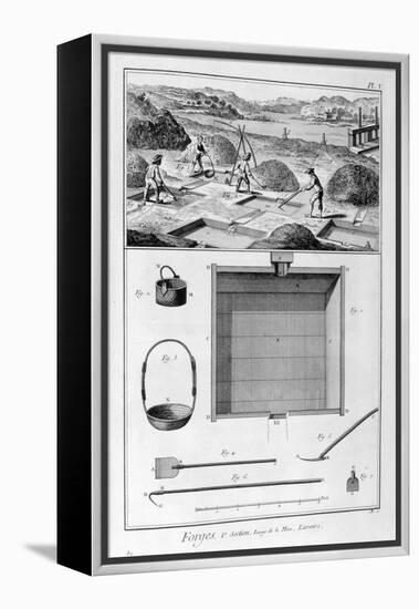 Forging Mills, Washing, 1751-1777-Denis Diderot-Framed Premier Image Canvas