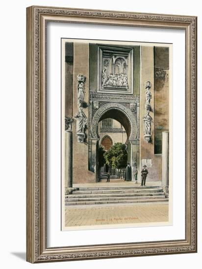 Forgiveness Gate, Seville, Spain-null-Framed Art Print