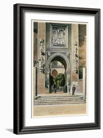 Forgiveness Gate, Seville, Spain-null-Framed Art Print