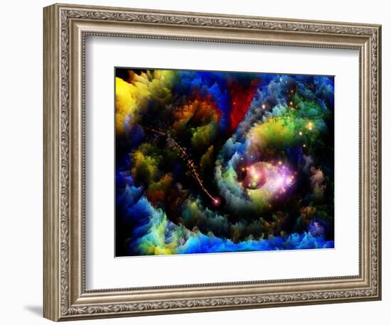 Forgotten Fractal Dreams-agsandrew-Framed Art Print