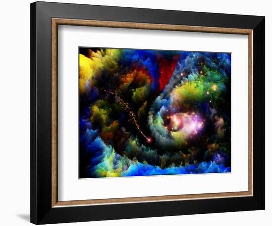 Forgotten Fractal Dreams-agsandrew-Framed Art Print