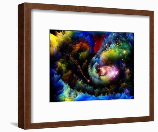 Forgotten Fractal Dreams-agsandrew-Framed Art Print