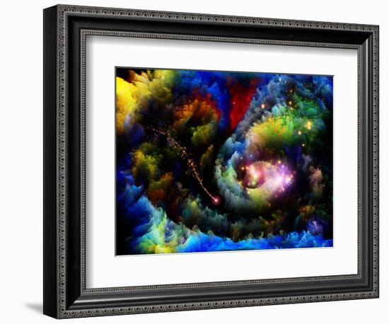 Forgotten Fractal Dreams-agsandrew-Framed Art Print