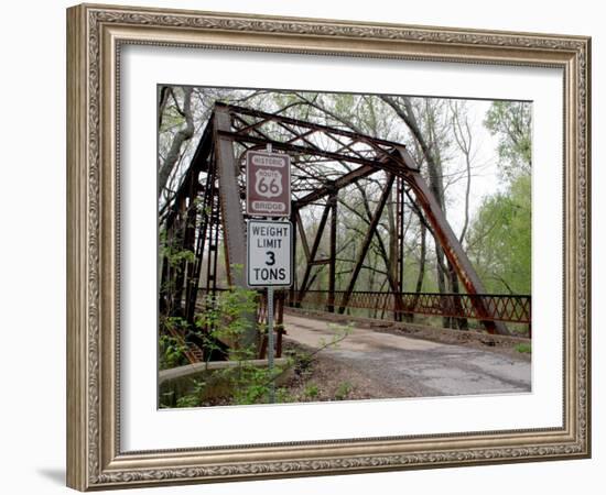 Forgotten Motels, Chelsea, Oklahoma-Mel Root-Framed Photographic Print