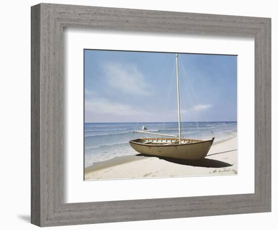 Forgotten Sailboat-Zhen-Huan Lu-Framed Art Print