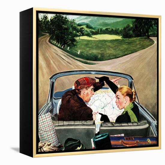 "Fork in the Road", July 7, 1956-George Hughes-Framed Premier Image Canvas