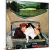 "Fork in the Road", July 7, 1956-George Hughes-Mounted Giclee Print